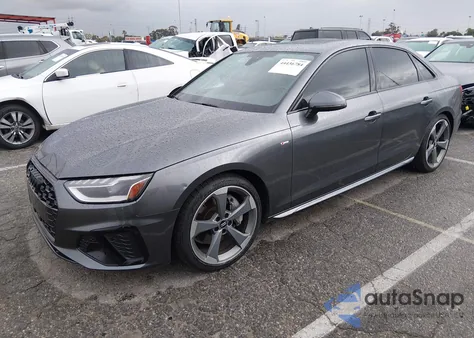 2021 Audi A4 Premium Plus 45 Tfsi S Line Quattro S Tronic z USA, uszkodzony, nr VIN WAUEAAF49MN002144